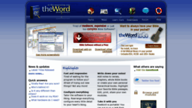 What Theword.net website looked like in 2022 (1 year ago)
