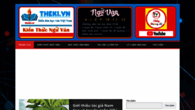 What Theki.vn website looked like in 2022 (3 years ago)