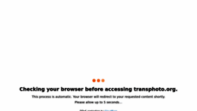What Transphoto.org website looked like in 2022 (1 year ago)