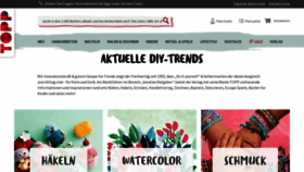 What Topp-kreativ.de website looked like in 2022 (1 year ago)