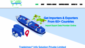 What Tradeimex.in website looked like in 2022 (3 years ago)