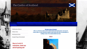 What Thecastlesofscotland.co.uk website looked like in 2022 (1 year ago)