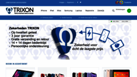 What Trixon.nl website looked like in 2022 (1 year ago)