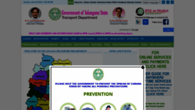 What Transport.telangana.gov.in website looked like in 2022 (1 year ago)