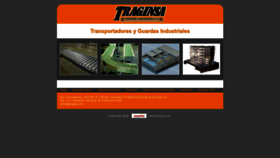 What Traginsa.com website looked like in 2022 (1 year ago)
