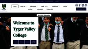What Tygervalleycollege.co.za website looked like in 2022 (1 year ago)