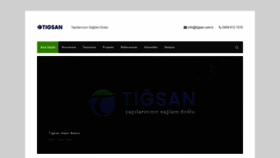 What Tigsan.com.tr website looked like in 2022 (1 year ago)