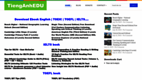 What Tienganhedu.com website looked like in 2022 (1 year ago)