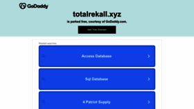 What Totalrekall.xyz website looked like in 2022 (1 year ago)