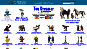 What Toydreamer.com.au website looked like in 2022 (1 year ago)
