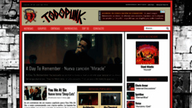 What Todopunk.com website looked like in 2022 (1 year ago)