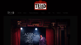 What Triadnyc.com website looked like in 2022 (1 year ago)
