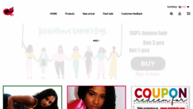 What Trulyhair.com website looked like in 2022 (1 year ago)