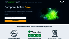 What Theenergyshop.com website looked like in 2022 (1 year ago)