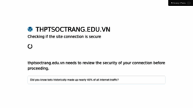 What Thptsoctrang.edu.vn website looked like in 2022 (1 year ago)