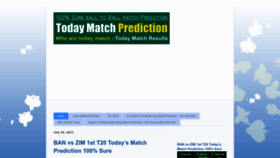 What Todaymatchpreview.com website looked like in 2022 (1 year ago)