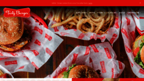 What Tastyburger.com website looked like in 2022 (1 year ago)