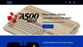 What Thec64.com website looked like in 2022 (1 year ago)