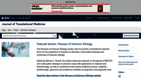 What Translational-medicine.com website looked like in 2022 (1 year ago)