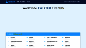 What Twitscoop.com website looked like in 2022 (1 year ago)