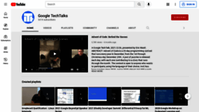 What Techtalks.tv website looked like in 2022 (1 year ago)