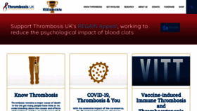 What Thrombosisuk.org website looked like in 2022 (1 year ago)