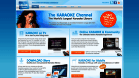 What Thekaraokechannel.com website looked like in 2022 (1 year ago)