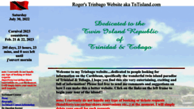 What Tntisland.com website looked like in 2022 (1 year ago)