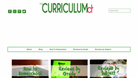 What Thecurriculumchoice.com website looked like in 2022 (1 year ago)