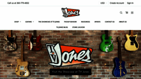 What Tvjones.com website looked like in 2022 (1 year ago)