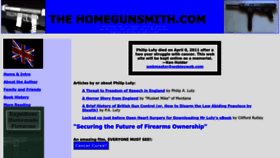 What Thehomegunsmith.com website looked like in 2022 (1 year ago)
