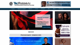 What Tecrussia.ru website looked like in 2022 (1 year ago)