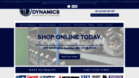 What Turbodynamics.co.uk website looked like in 2022 (1 year ago)