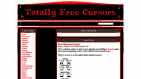 What Totallyfreecursors.com website looked like in 2022 (1 year ago)