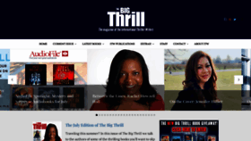 What Thebigthrill.org website looked like in 2022 (1 year ago)