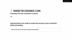 What Techzonez.com website looked like in 2022 (1 year ago)