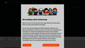 What Tivi.de website looked like in 2022 (1 year ago)