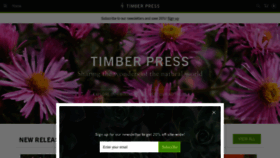 What Timberpress.com website looked like in 2022 (1 year ago)