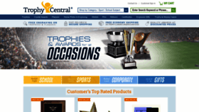 What Trophycentral.com website looked like in 2022 (1 year ago)