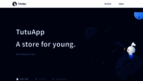 What Tutuapp.com website looked like in 2022 (1 year ago)