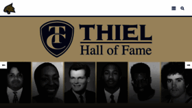 What Thielathletics.com website looked like in 2022 (1 year ago)