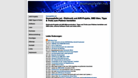 What Thomaspfeifer.net website looked like in 2022 (1 year ago)
