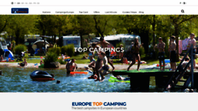 What Topcampings.com website looked like in 2022 (1 year ago)