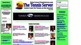 What Tennisserver.com website looked like in 2022 (1 year ago)