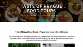 What Tasteofprague.com website looked like in 2022 (2 years ago)