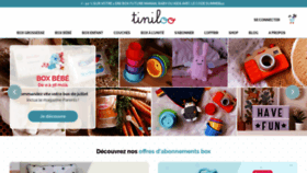 What Tiniloo.com website looked like in 2022 (1 year ago)