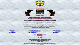 What Tysknews.com website looked like in 2022 (1 year ago)