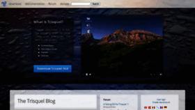What Trisquel.info website looked like in 2022 (2 years ago)