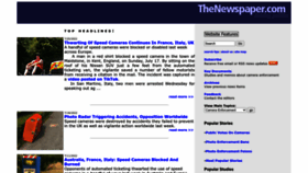 What Thenewspaper.com website looked like in 2022 (1 year ago)