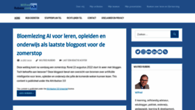 What Te-learning.nl website looked like in 2022 (1 year ago)